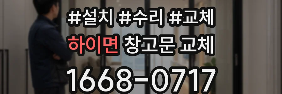 하이면 창고문 교체