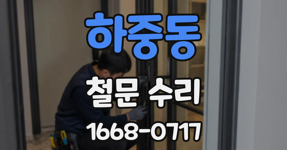 하중동 철문 수리