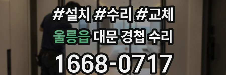 울릉읍 대문 경첩 수리