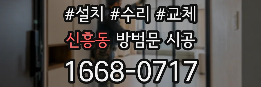 신흥동 방범문 시공