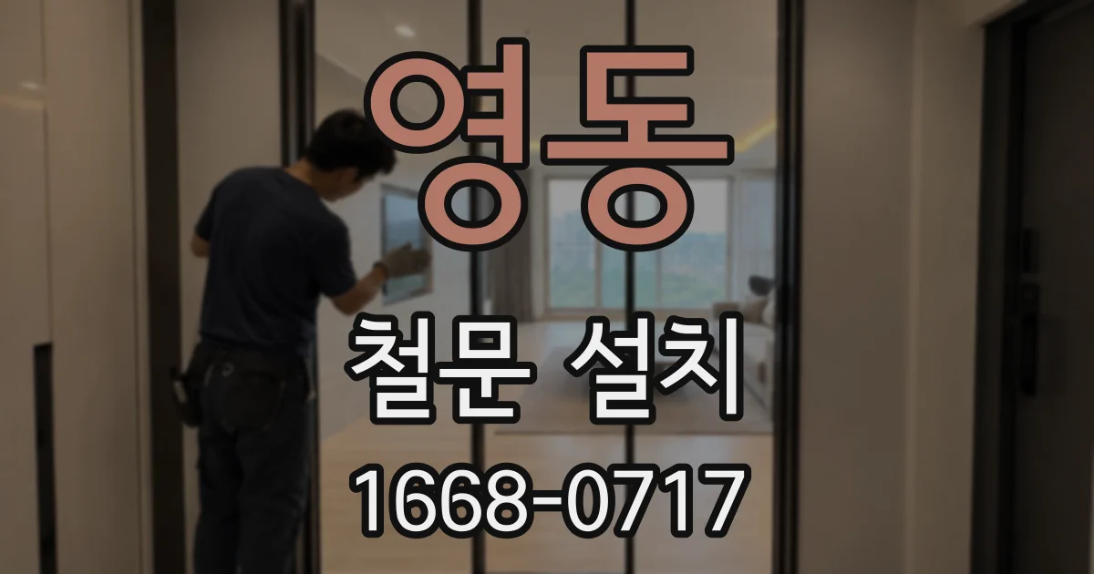 영동 철문 설치