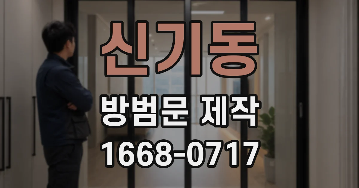 신기동 방범문 제작