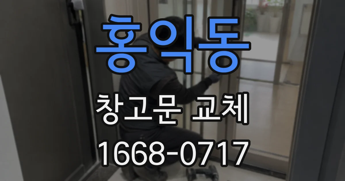 홍익동 창고문 교체