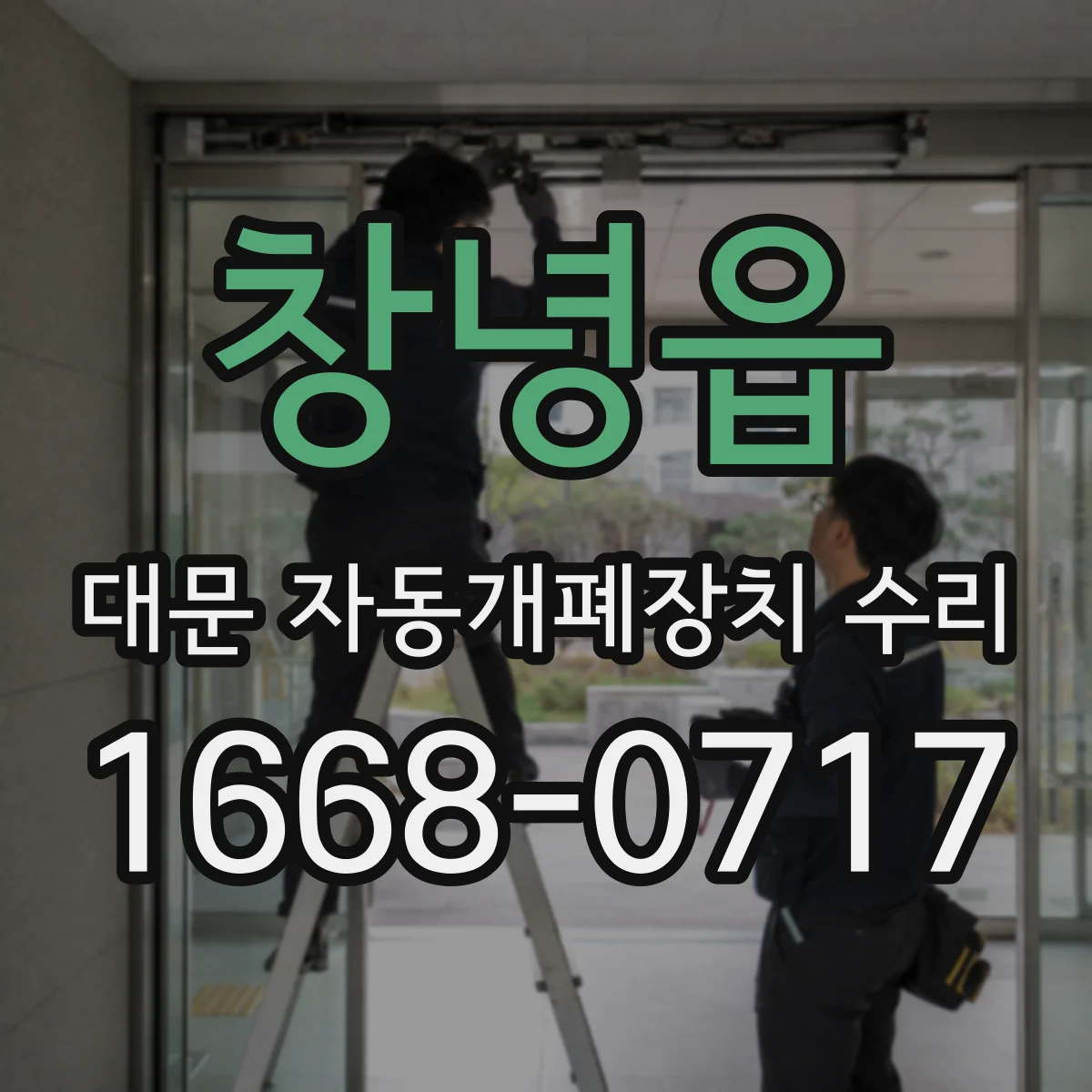 창녕읍 대문 자동개폐장치 수리