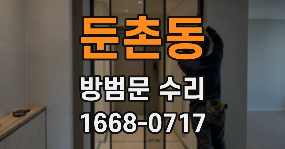 둔촌동 방범문 수리