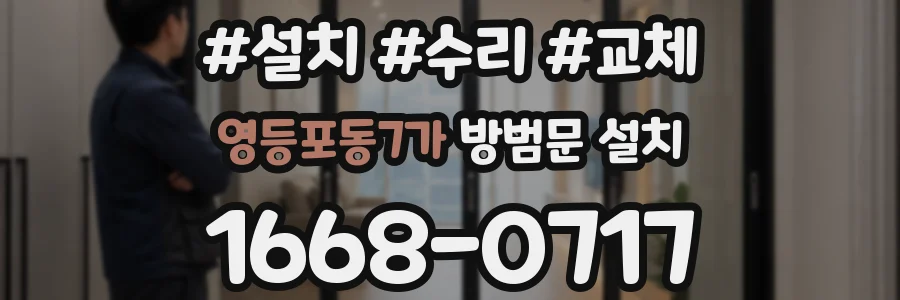 영등포동7가 방범문 설치