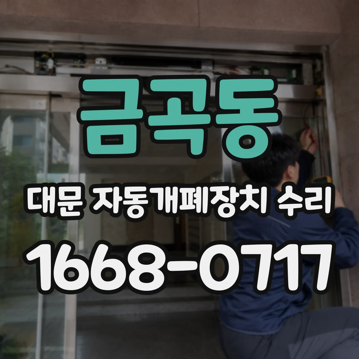 금곡동 대문 자동개폐장치 수리