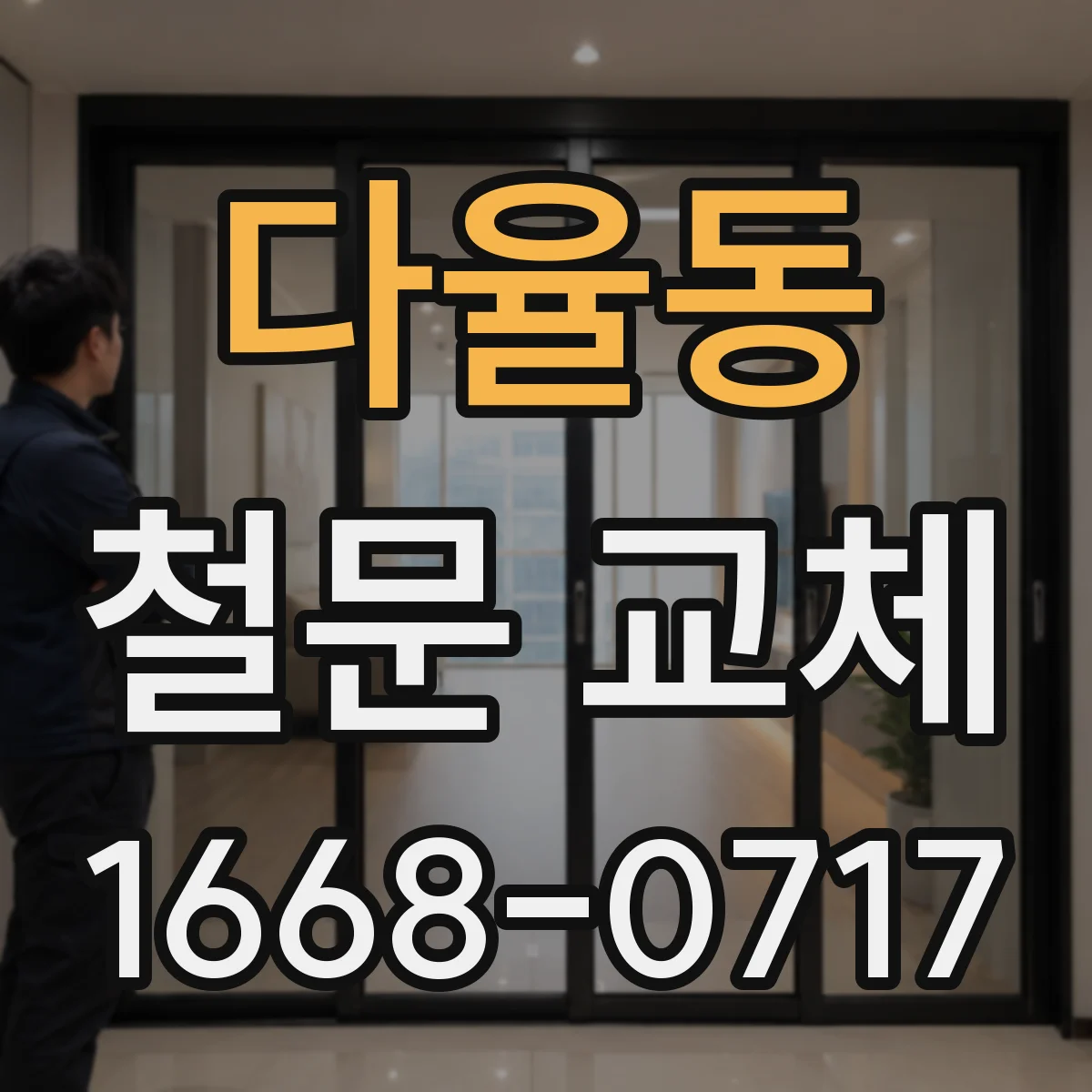 다율동 철문 교체