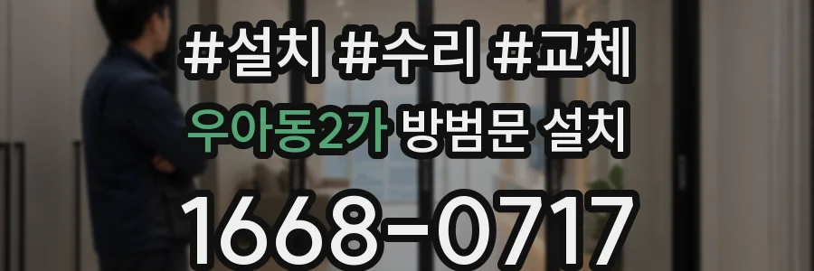 우아동2가 방범문 설치