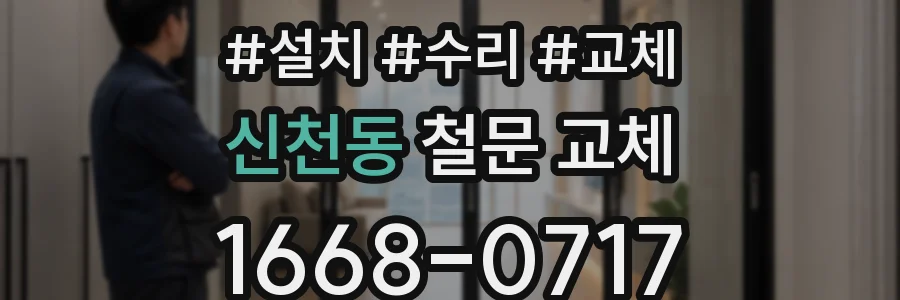 신천동 철문 교체