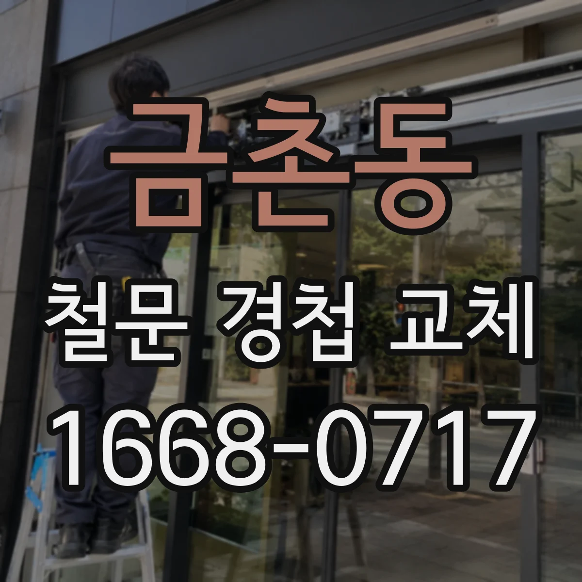 금촌동 철문 경첩 교체