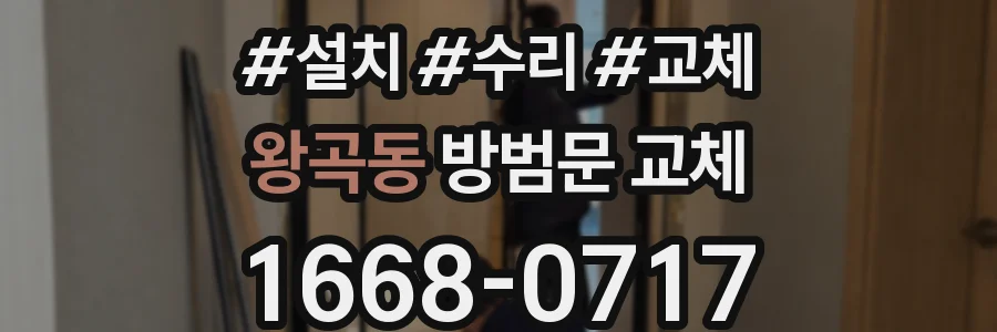왕곡동 방범문 교체