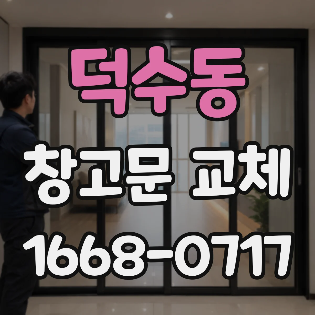 덕수동 창고문 교체