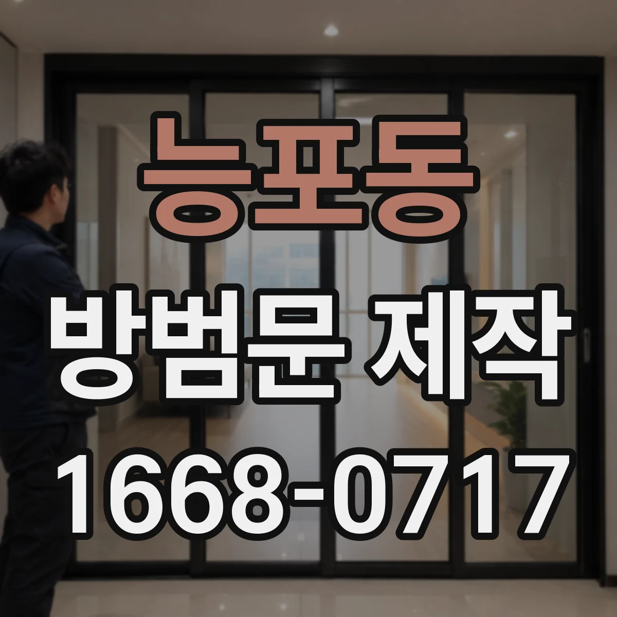 능포동 방범문 제작