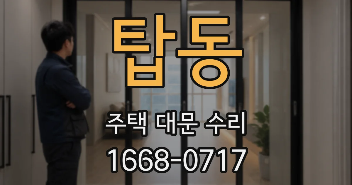 탑동 주택 대문 수리