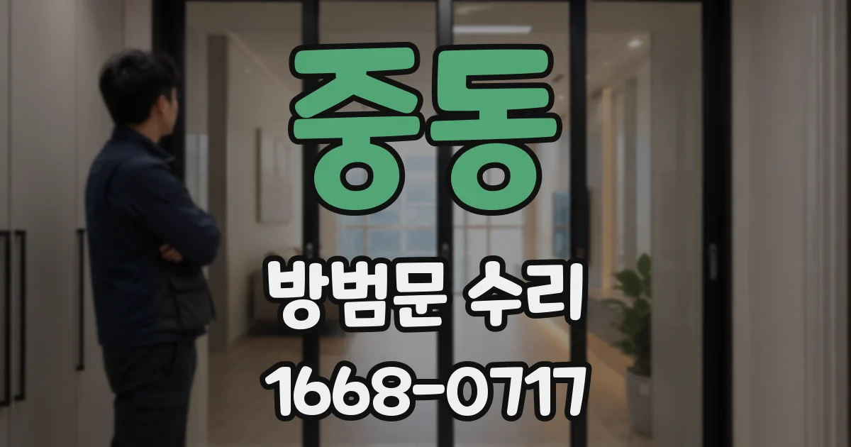 중동 방범문 수리