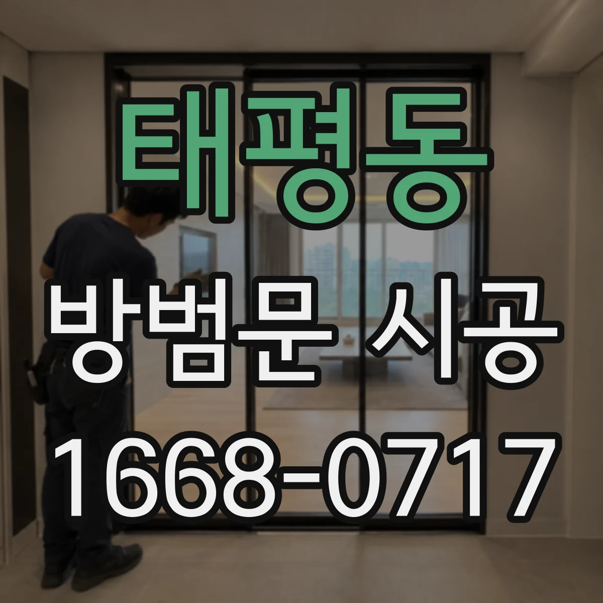 태평동 방범문 시공