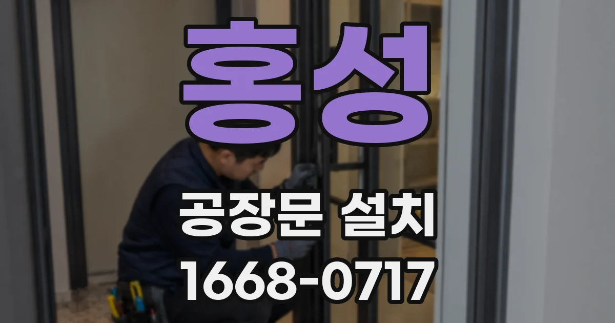 홍성 공장문 설치