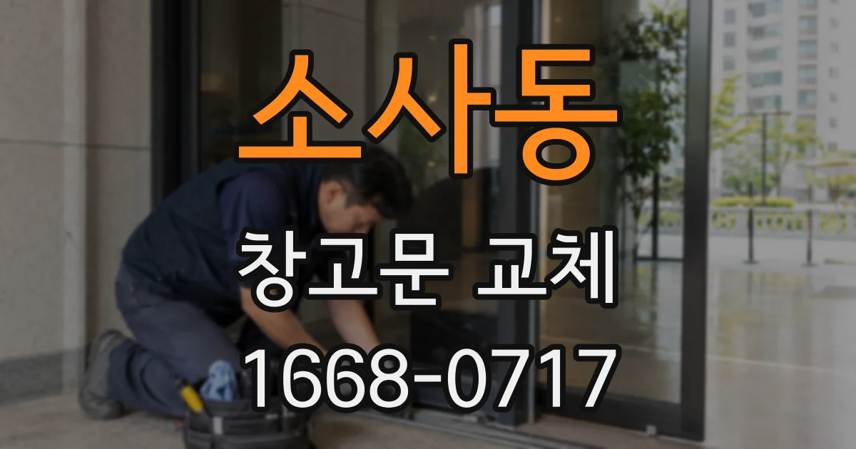 소사동 창고문 교체