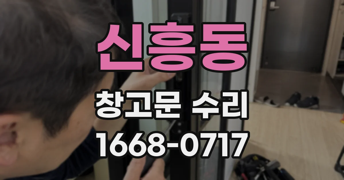 신흥동 창고문 수리