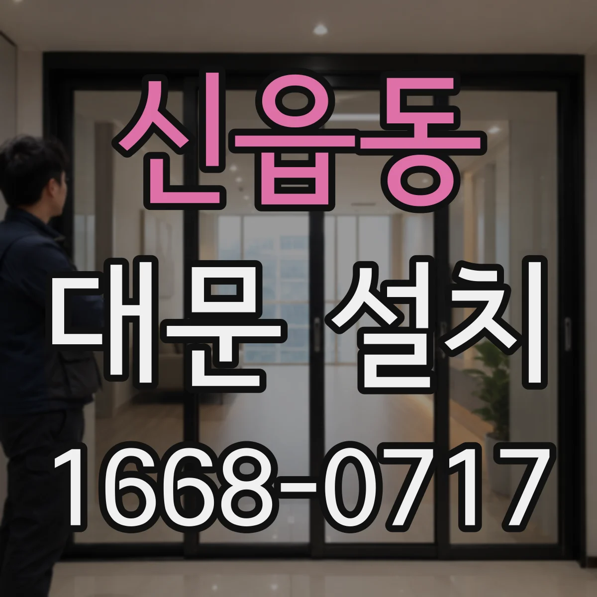 신읍동 대문 설치