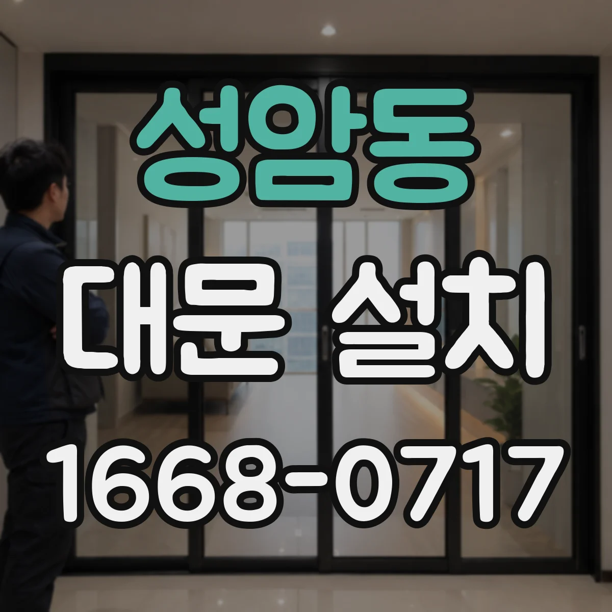 성암동 대문 설치