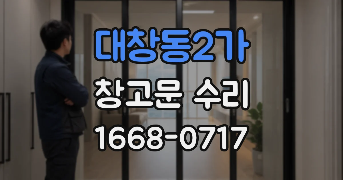 대창동2가 창고문 수리