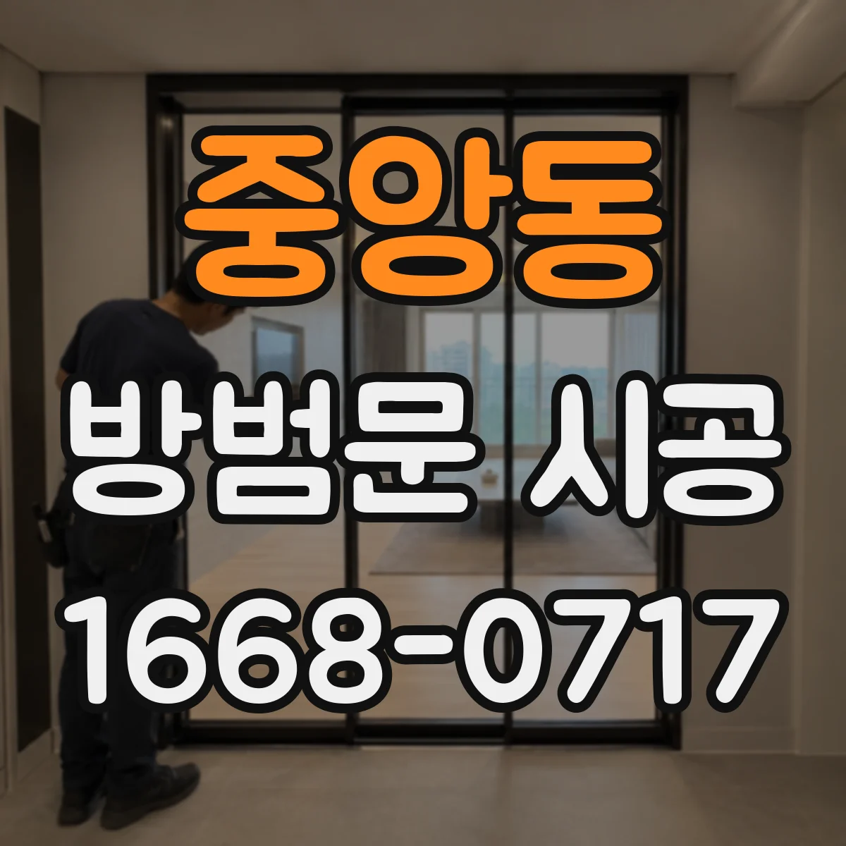 중앙동 방범문 시공