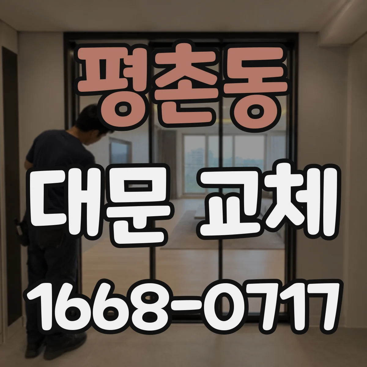 평촌동 대문 교체