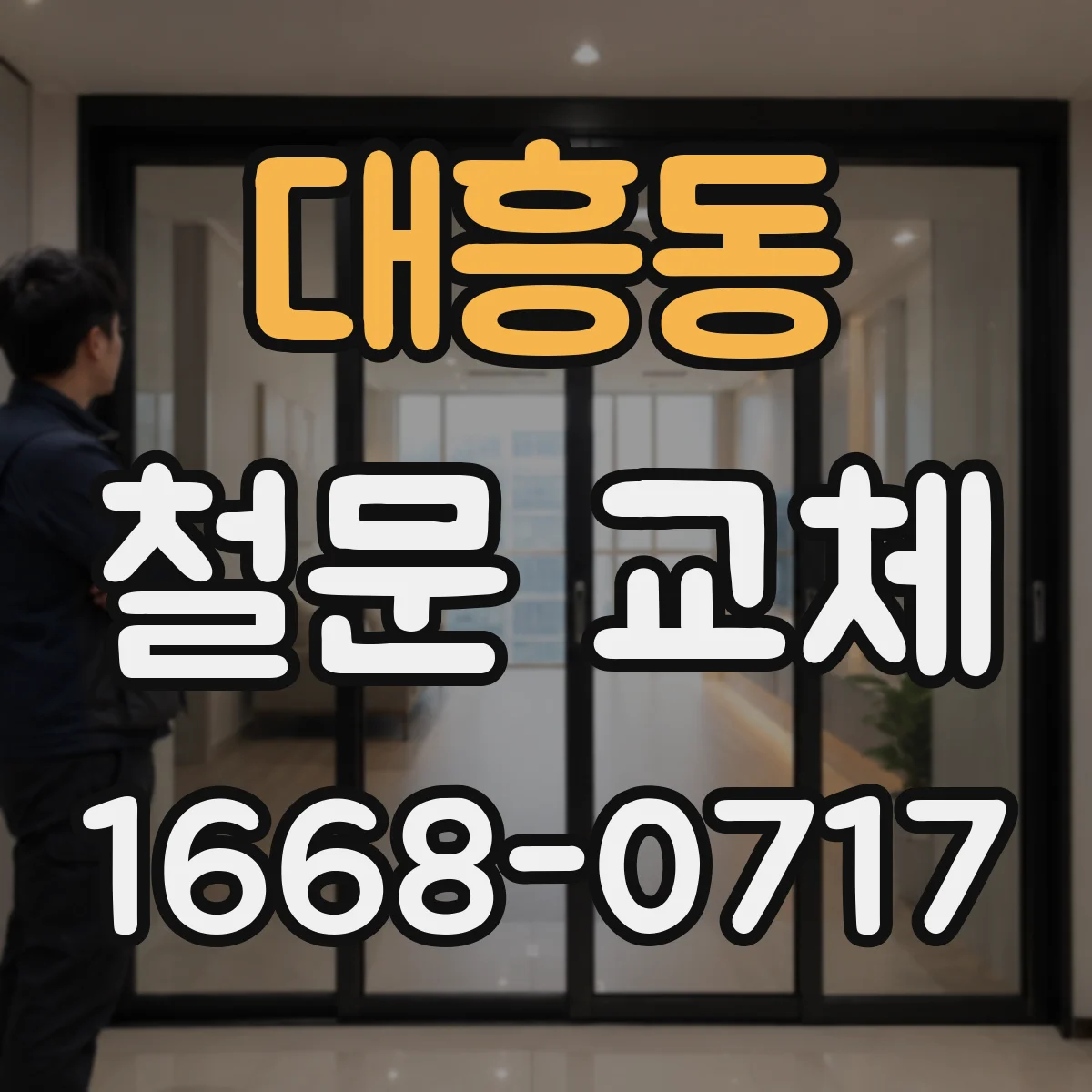 대흥동 철문 교체