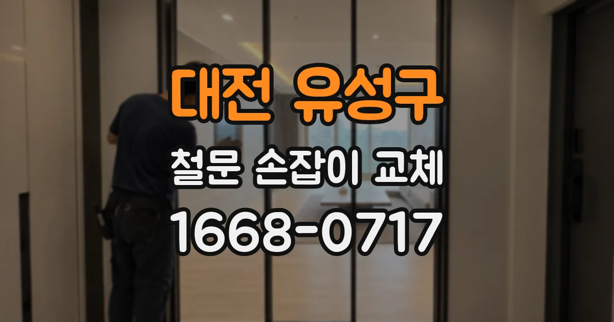 대전 유성구 철문 손잡이 교체