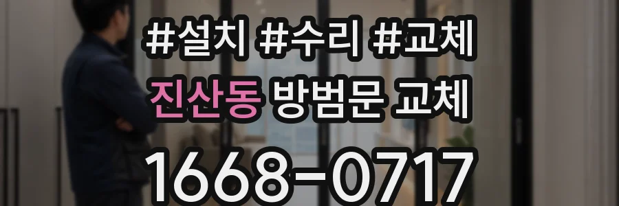 진산동 방범문 교체