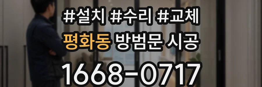 평화동 방범문 시공