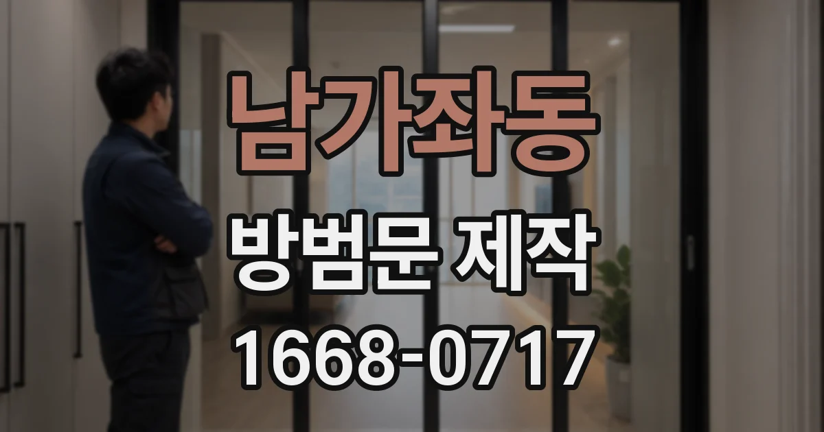 남가좌동 방범문 제작