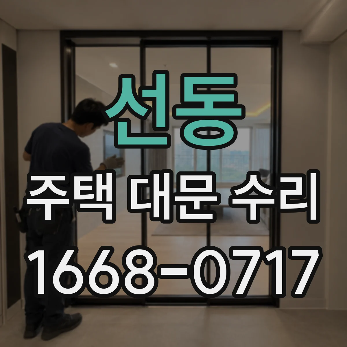 선동 주택 대문 수리
