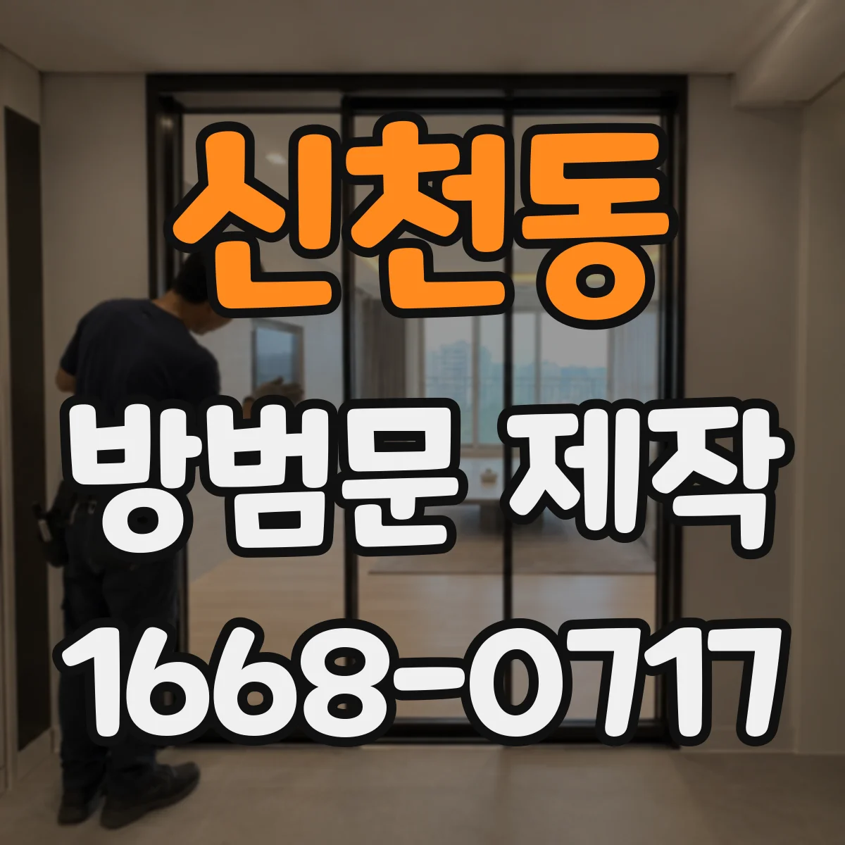 신천동 방범문 제작