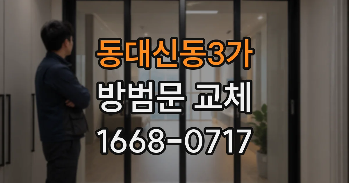 동대신동3가 방범문 교체
