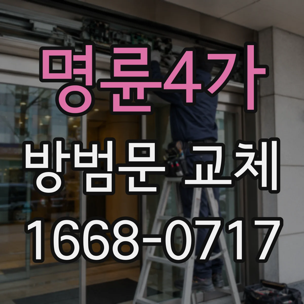 명륜4가 방범문 교체