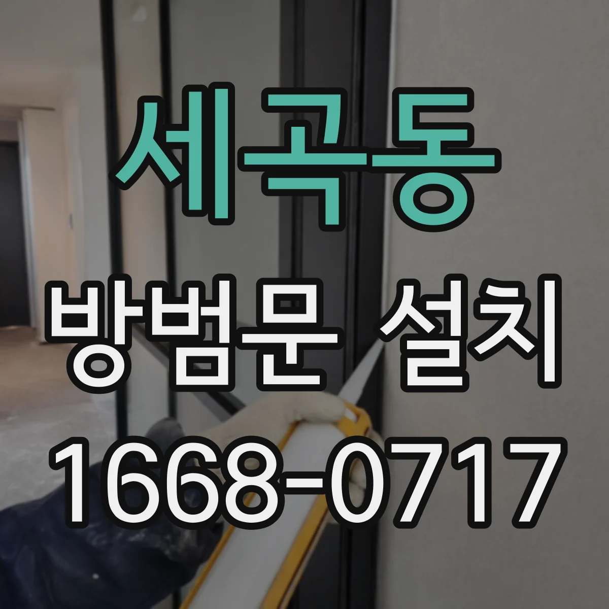 세곡동 방범문 설치