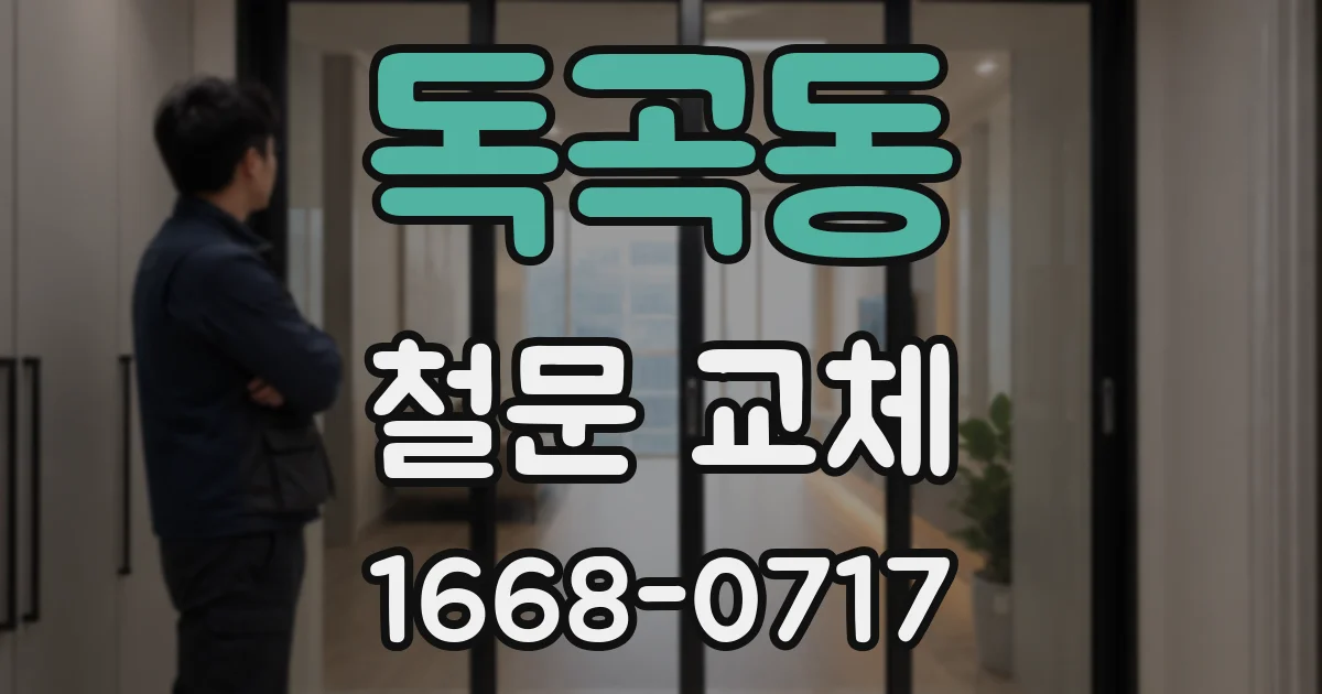 독곡동 철문 교체