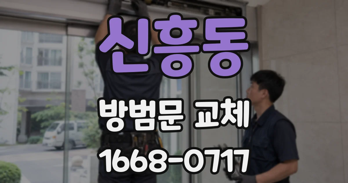 신흥동 방범문 교체