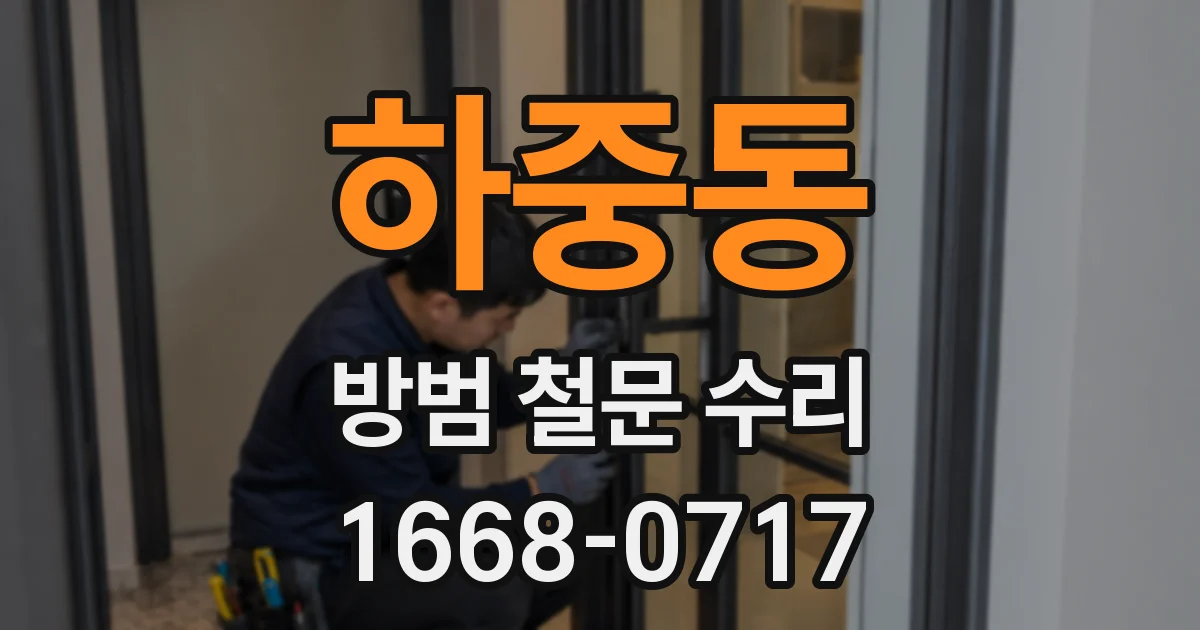 하중동 방범 철문 수리
