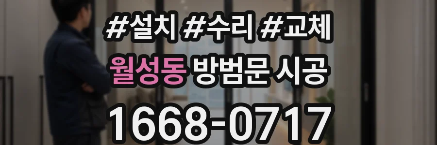 월성동 방범문 시공