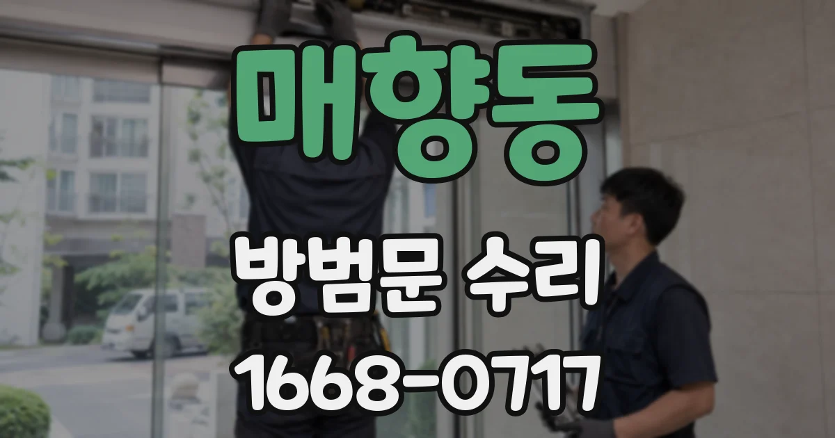 매향동 방범문 수리