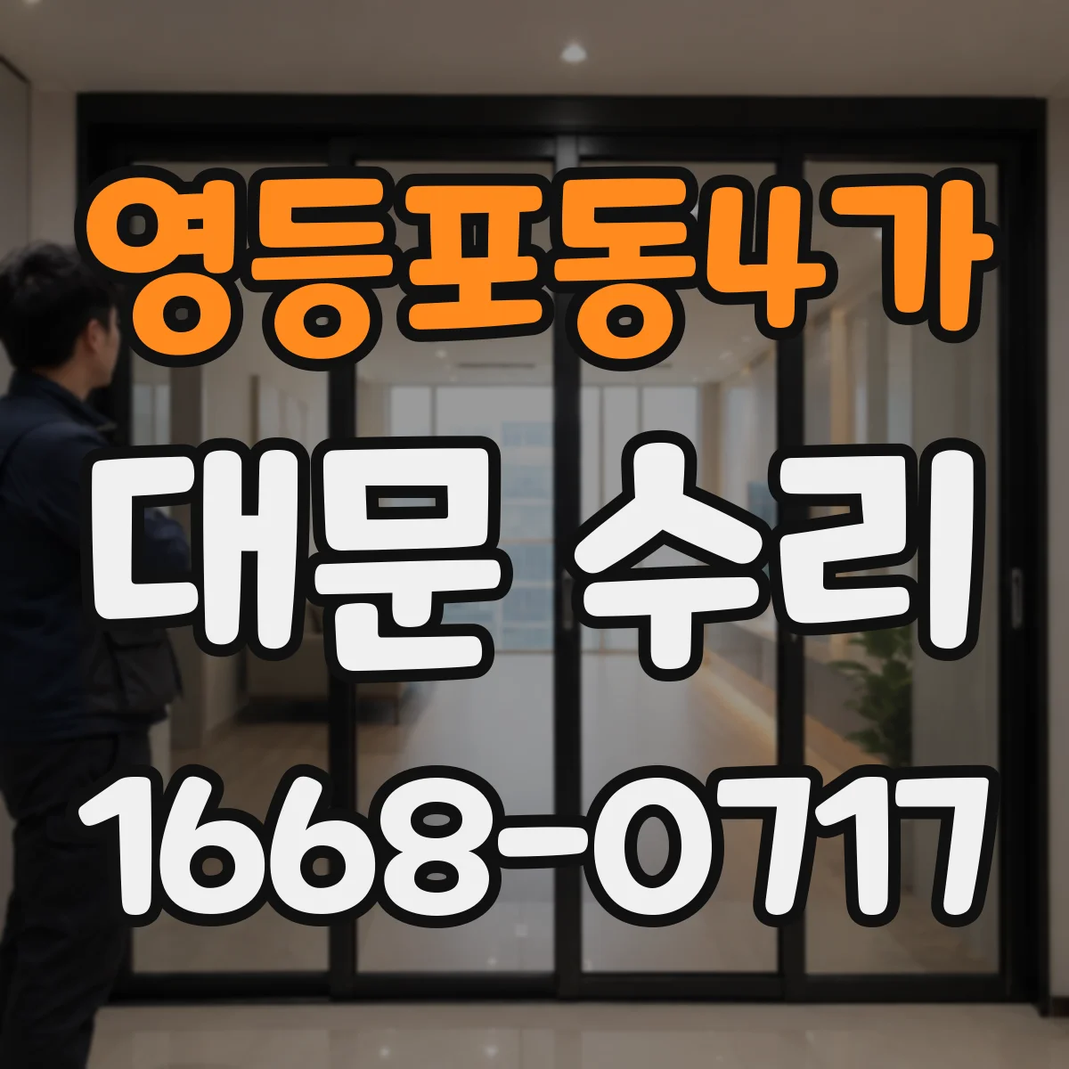 영등포동4가 대문 수리