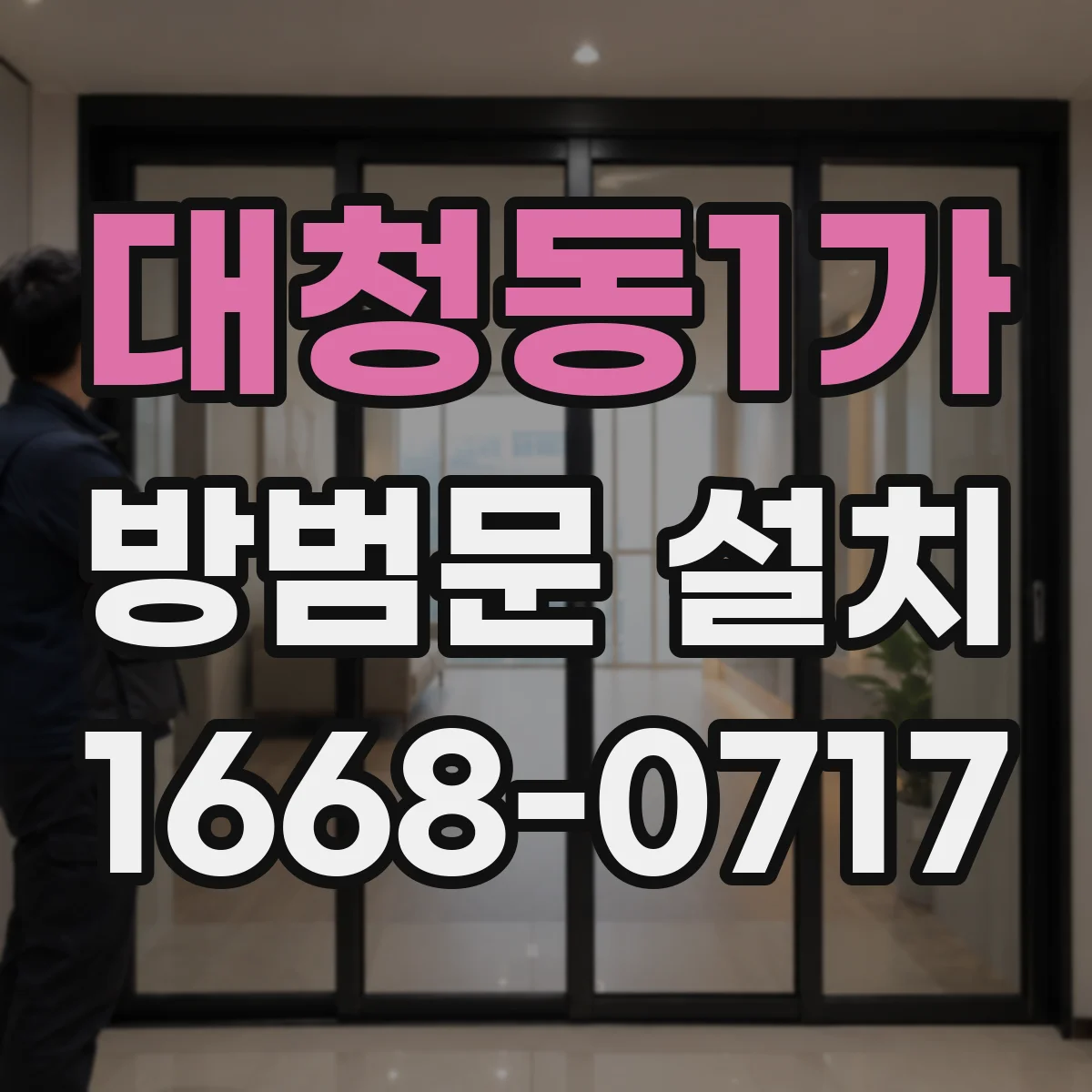 대청동1가 방범문 설치