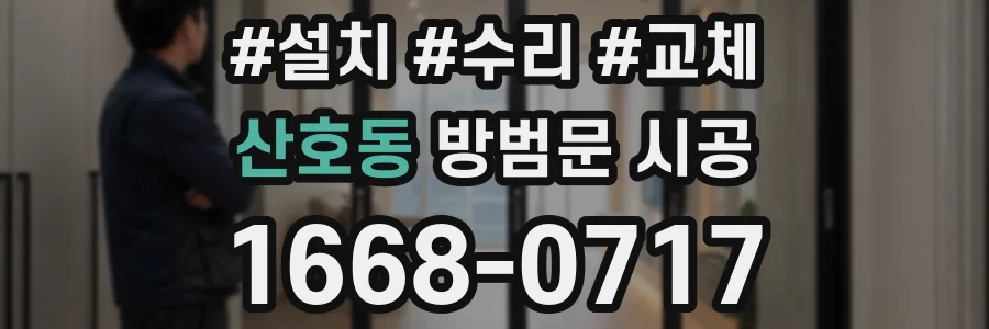 산호동 방범문 시공