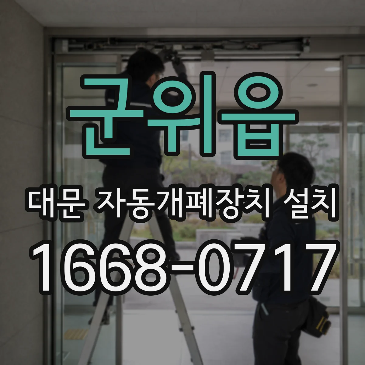 군위읍 대문 자동개폐장치 설치
