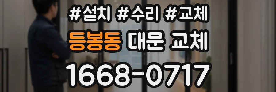 등봉동 대문 교체