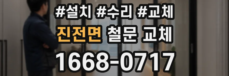 진전면 철문 교체